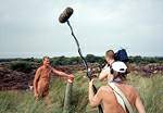 Colin James during the filming of Acting Naturally � Studland United Nudists