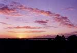 A stunning sunset over Poole Harbour � Studland United Nudists